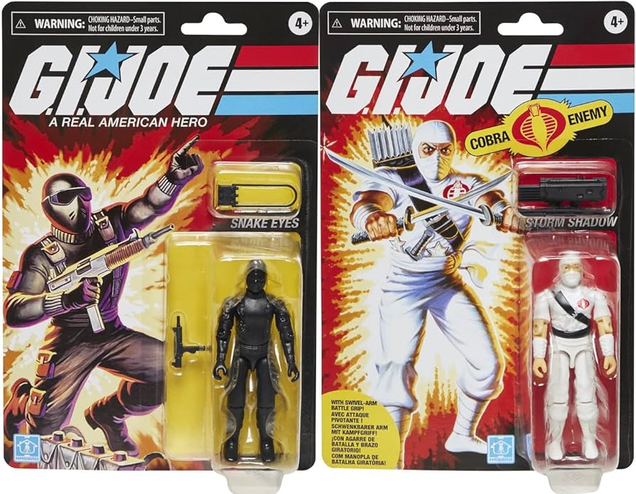 Amazon | G.I. Joe レトロコレクション スネークアイズとストーム