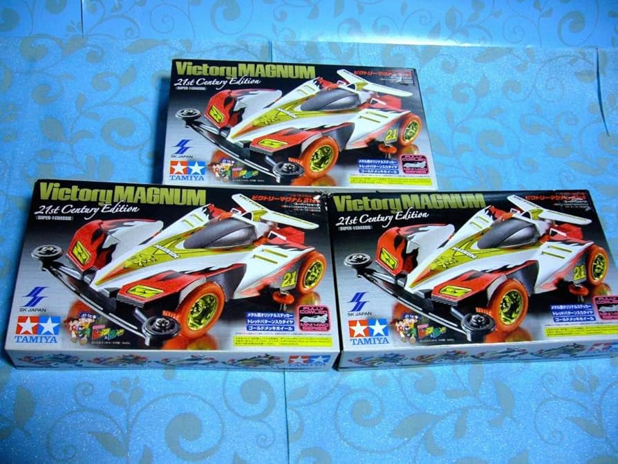Amazon.co.jp: Tamiya Prize Mini 4WD Victory Magnum 21st Set of 3