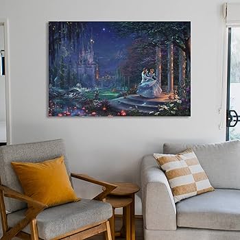 Amazon.co.jp: Thomas Kinkade トーマス・キンケイド シンデレラ背景