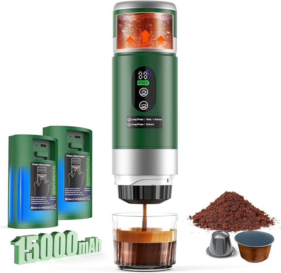 Amazon.com: Zordin Portable Espresso Machine with Removeable