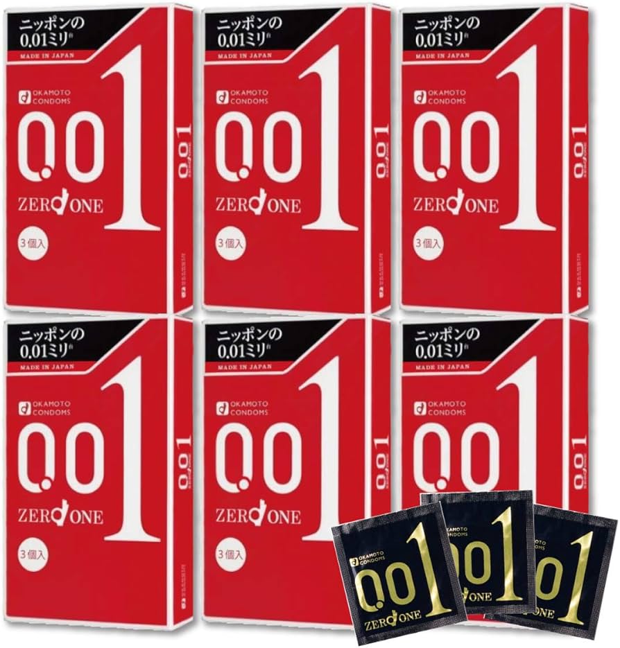 Amazon | オカモト ゼロワン 0.01ミリ ×6個セット | ゼロワン | コンドーム