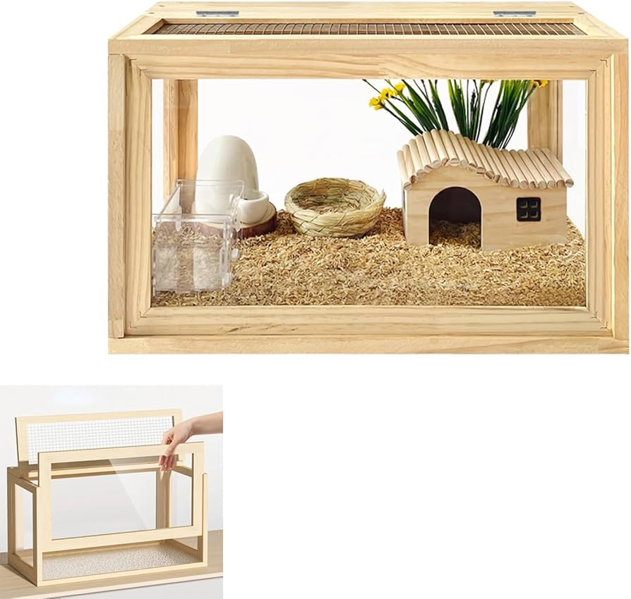 Amazon.co.jp: 爬虫類ケージ 通気性テラリウム 60 x 30 x 30cm 大型