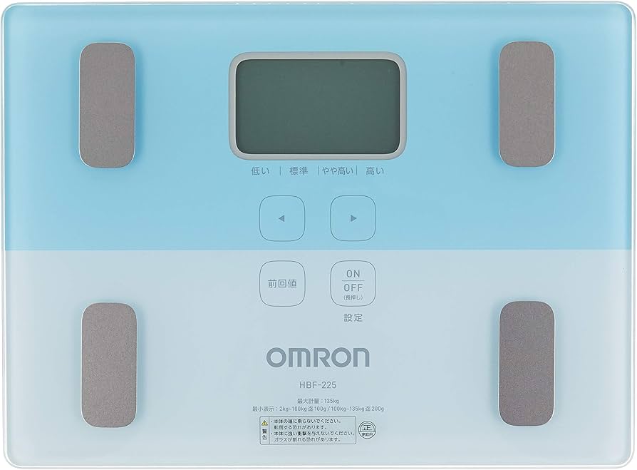Amazon | オムロン体重体組成計HBF-225-B | Omron | 体重・体脂肪・体