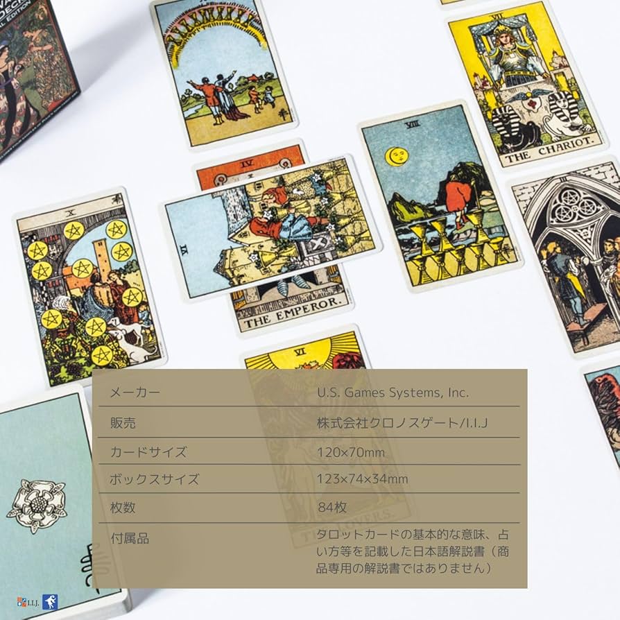 Amazon.co.jp: I.I.J Tarot Cards Smith-Waite Centennial Tarot Smith
