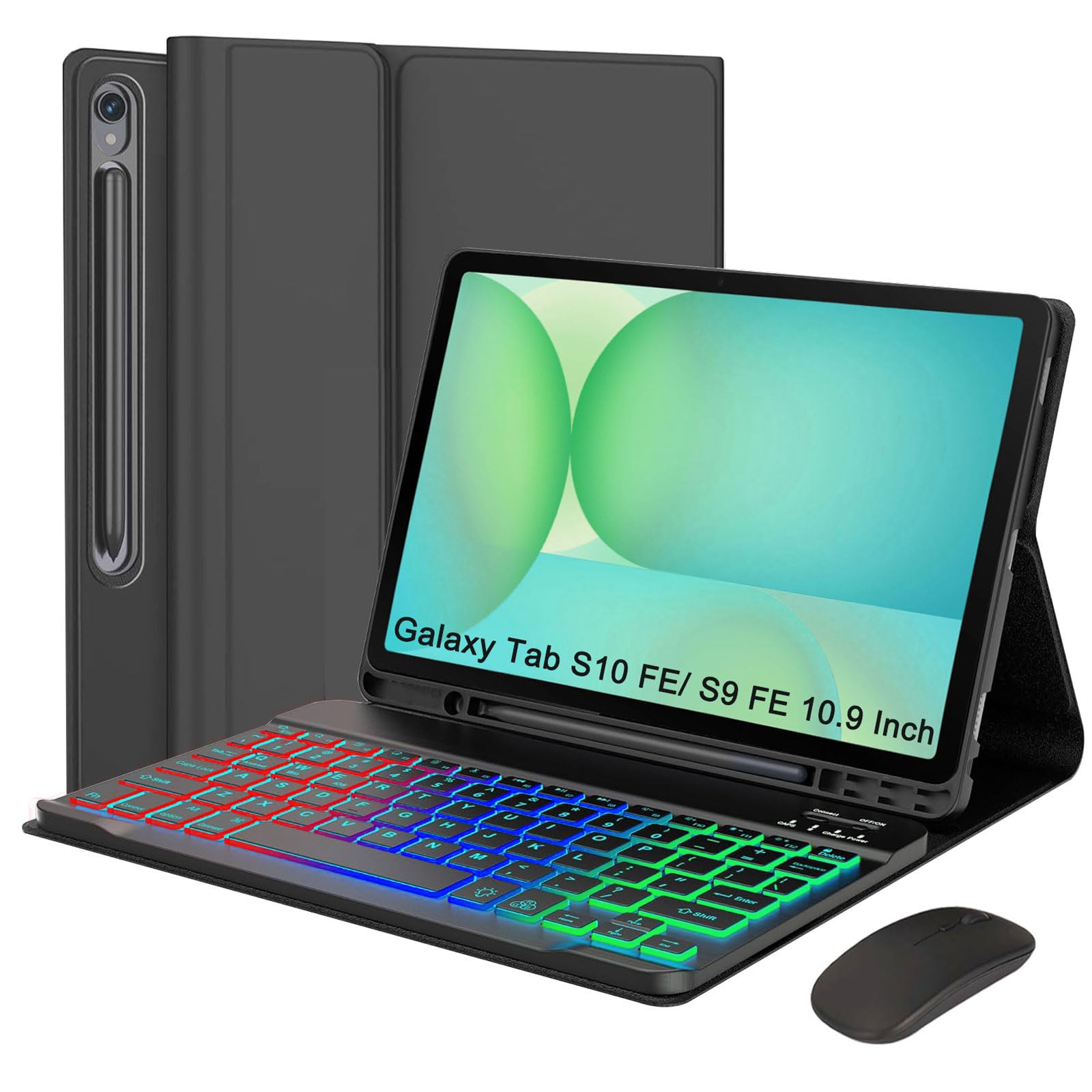 Amazon.com: VLEAQC Keyboard Case for Samsung Galaxy Tab S10 FE/S10