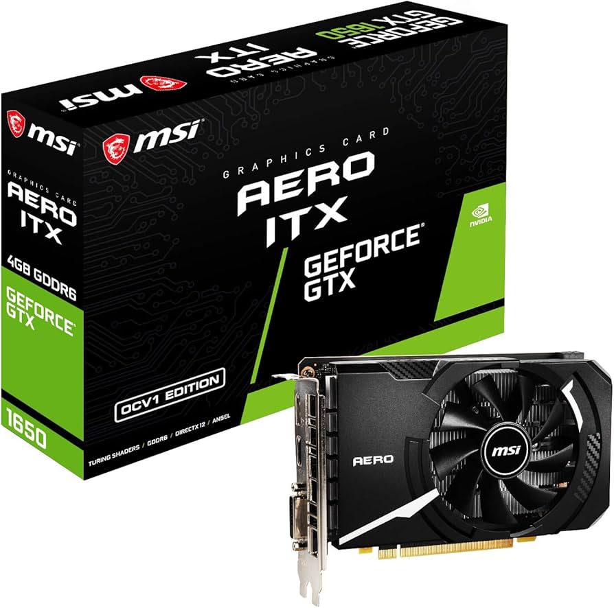 Amazon.com: msi Gaming GeForce GTX 1650 128-Bit HDMI/DP/DVI 4GB