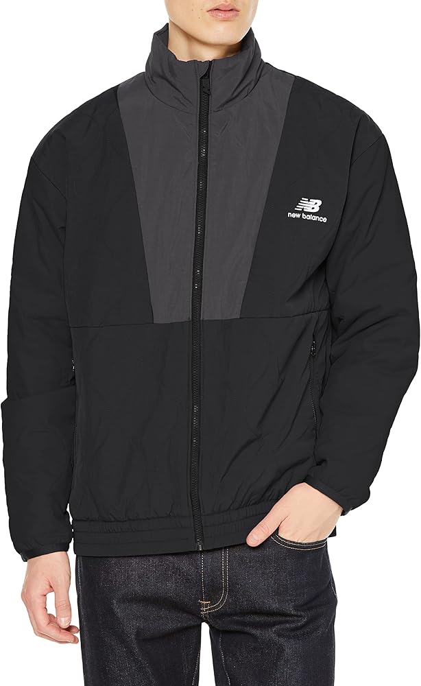 Amazon.co.jp: NB Athletics フルジップ キルティング アウターウエア
