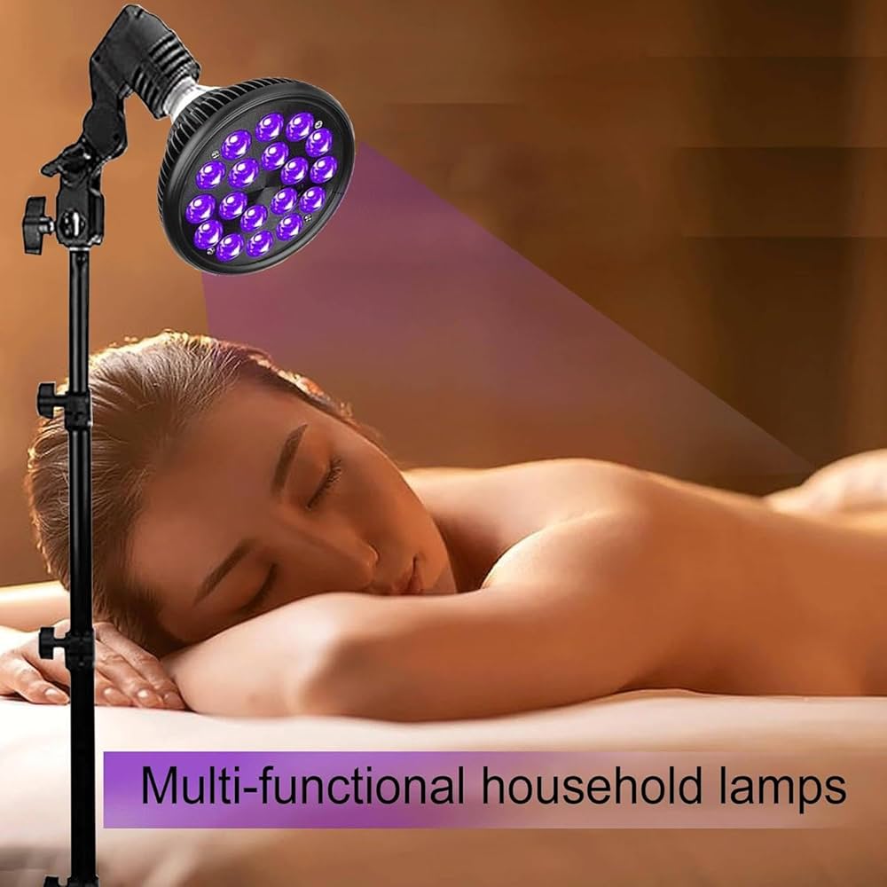 Amazon.co.jp: 54ワット日焼けランプ、三脚付き折りたたみ式ポータブル