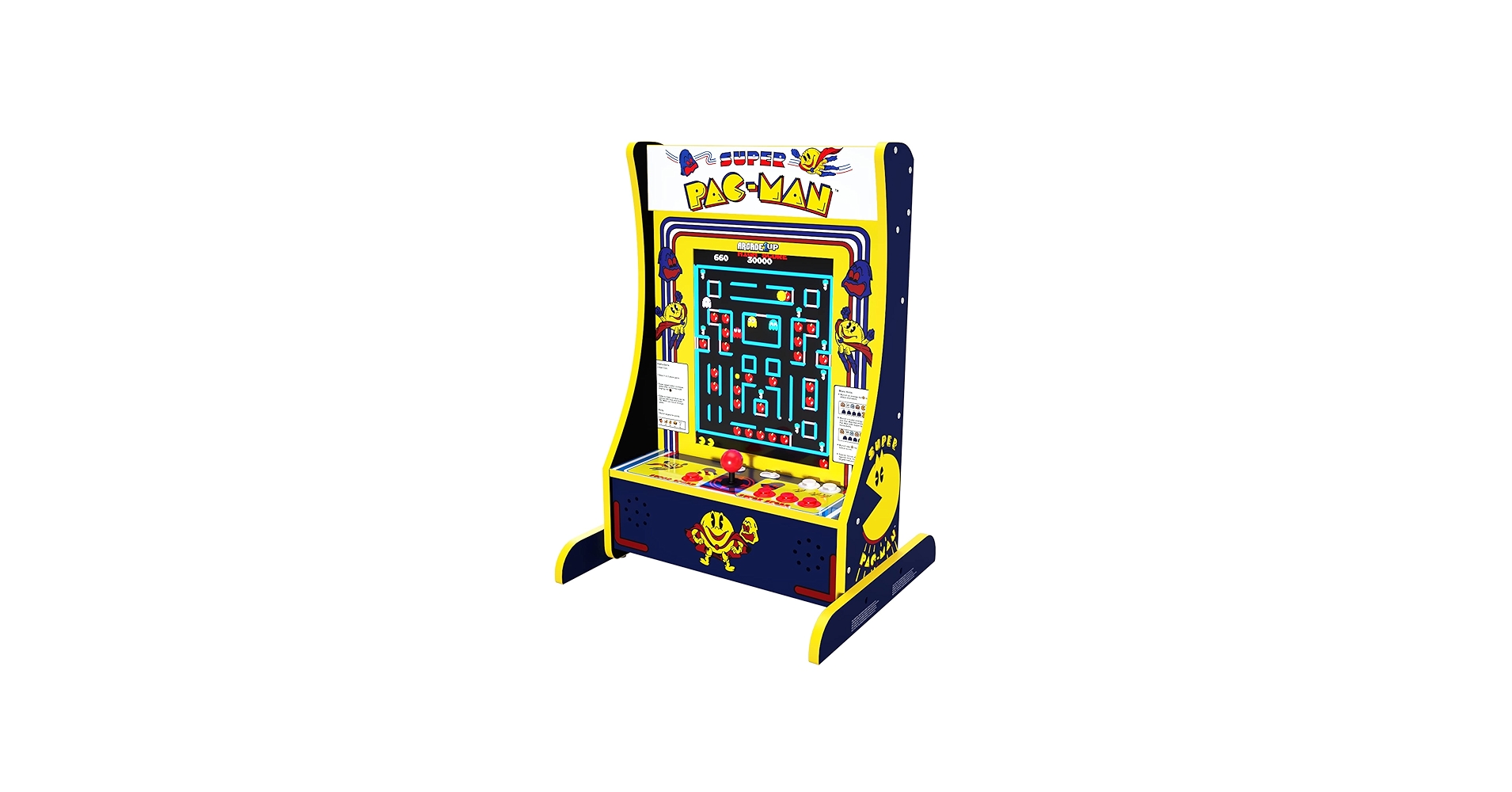 Amazon.com: Arcade1Up Super PAC-MAN Partycade - 10 Games : Video Games