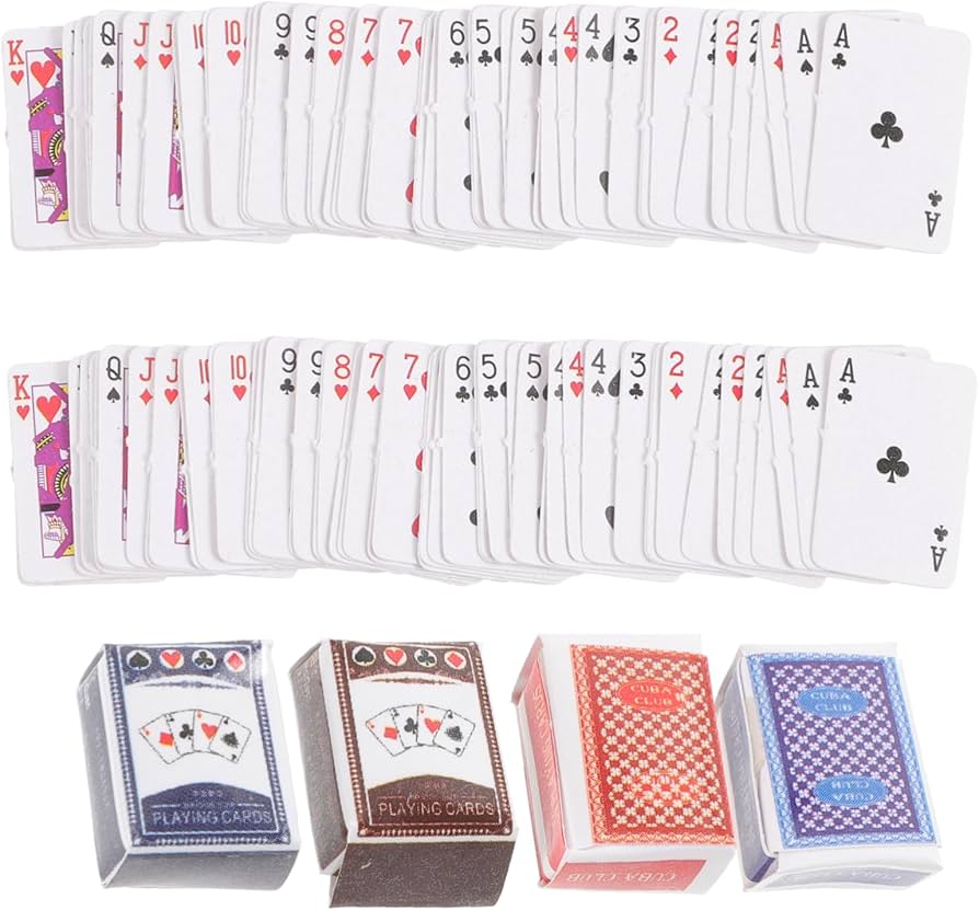 Amazon.co.jp: 2セットトランプおもちゃミニカードゲーム旅行ゲーム