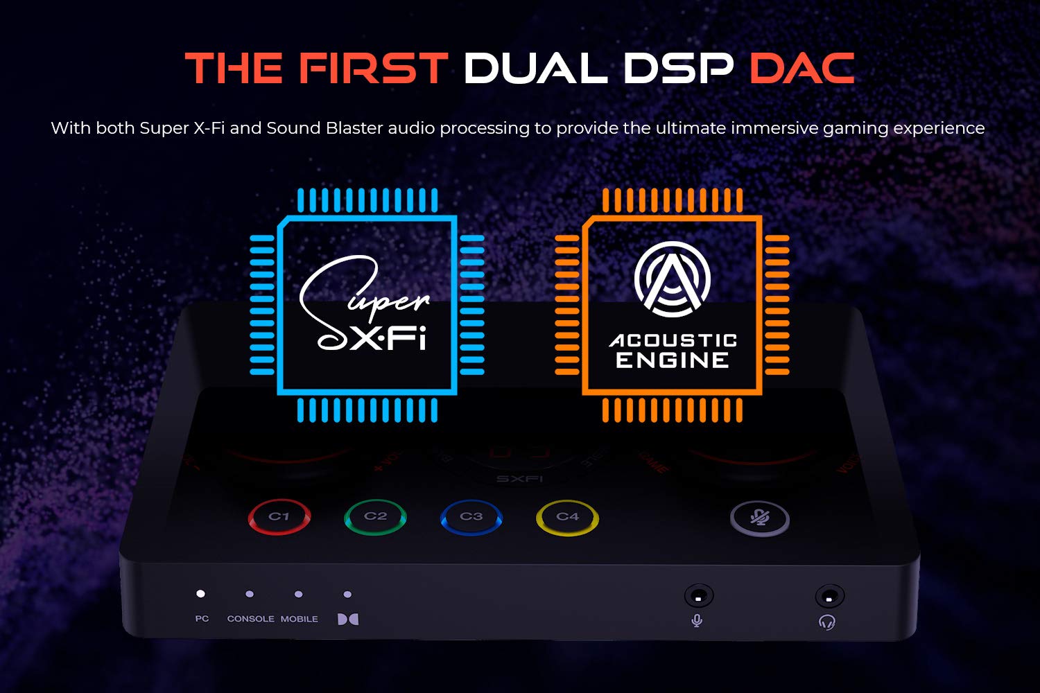 Placa de Som Creative Labs - Sound Blaster GC7 - USB - Next Gen