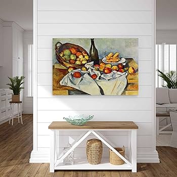 Amazon.co.jp: Paul Cezanneポール・セザンヌ絵画（リンゴの籠のある