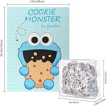 Amazon.co.jp: クッキーモンスター(3) アニメ ジグソーパズル 500