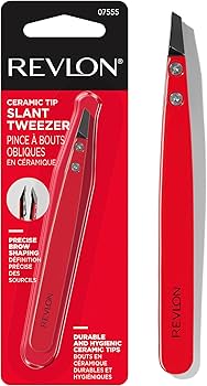 Amazon.com : Revlon Ceramic Slanted Tip Tweezers, Precision For