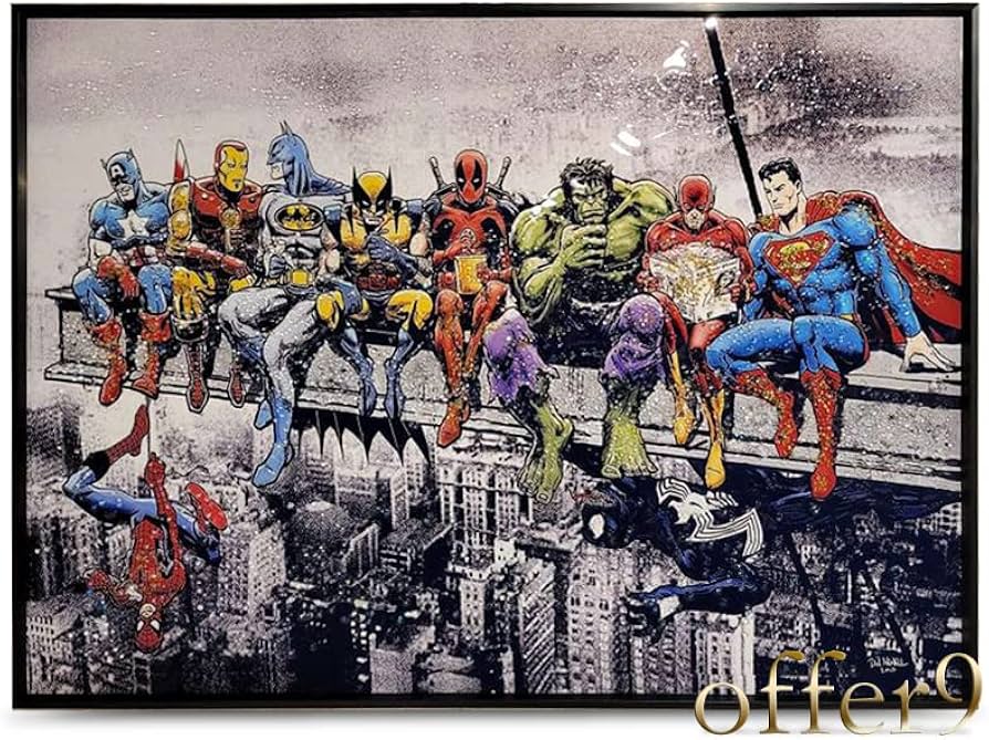 Amazon.co.jp: アートパネル 水晶絵 アートフレーム アメコミ マーベル