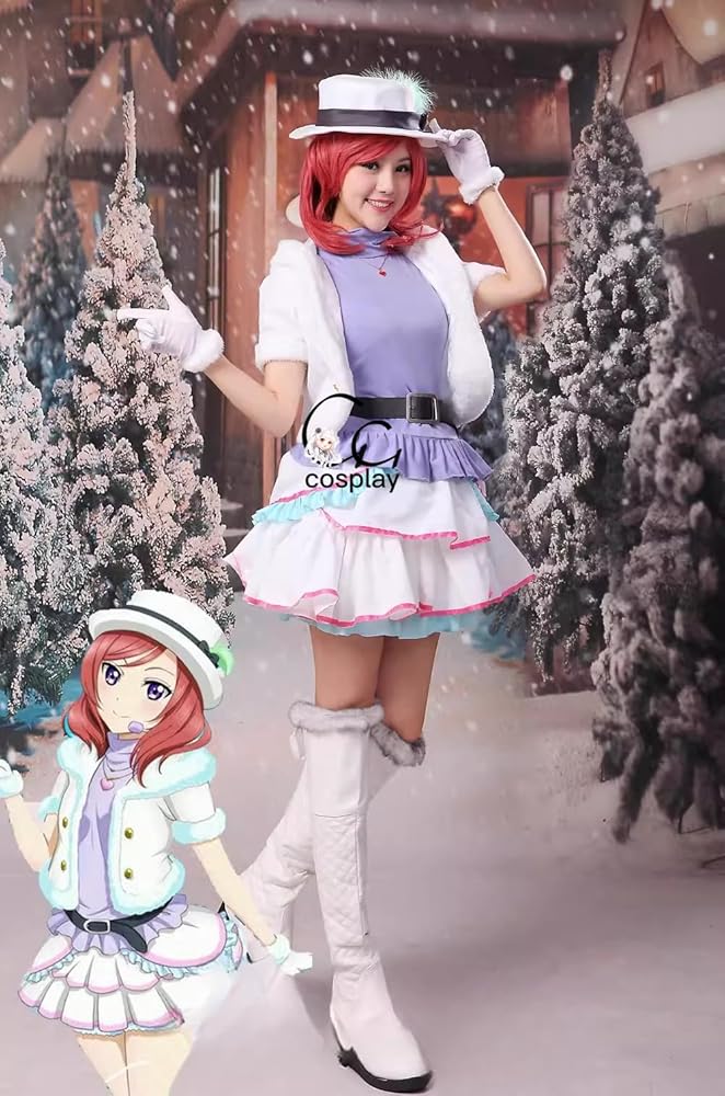 Amazon.co.jp: GGcosplay 西木野真姫 ラブライブ! Love Live! Snow