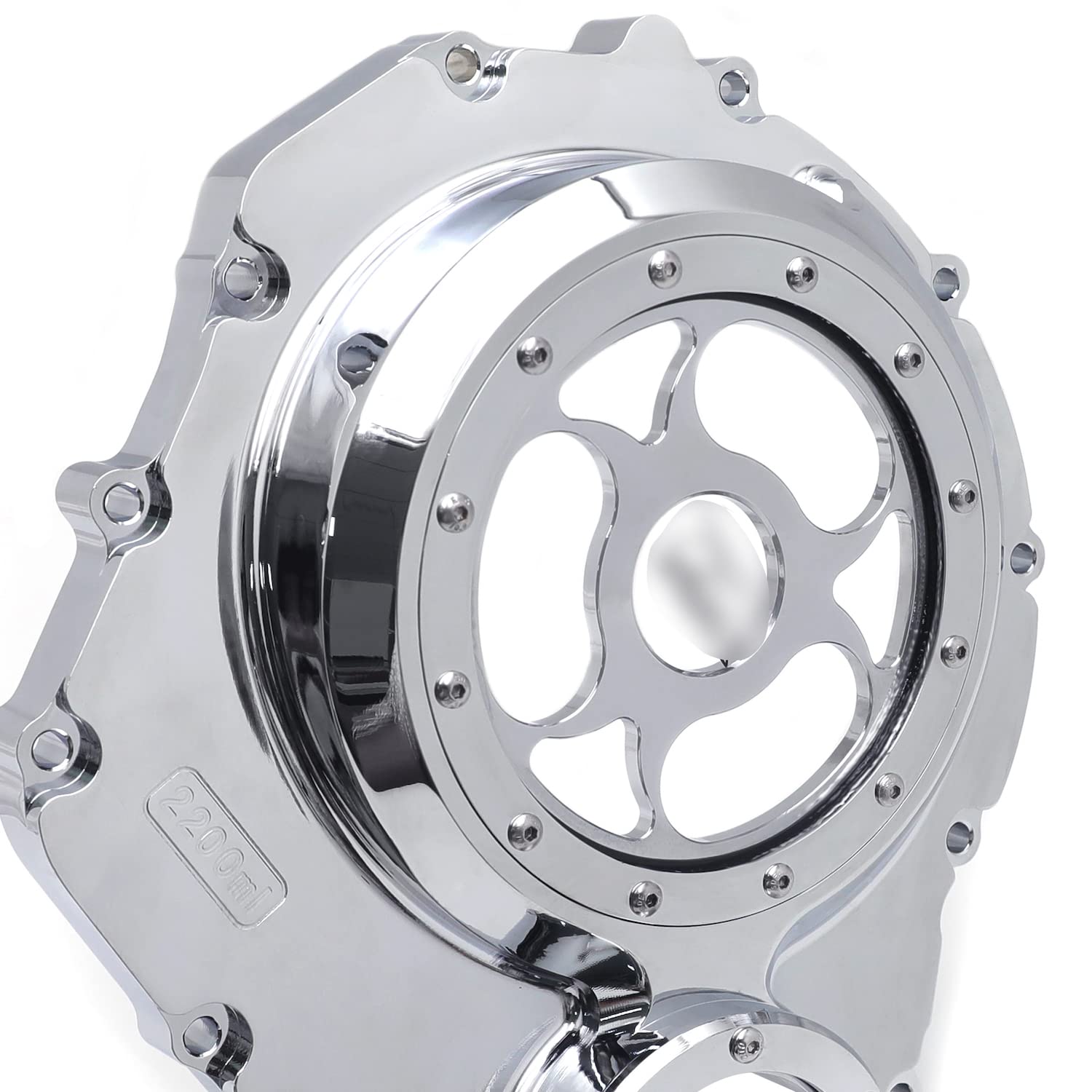 Amazon | XKMT- シースルー CNC クロム&クリア ガラス エンジン