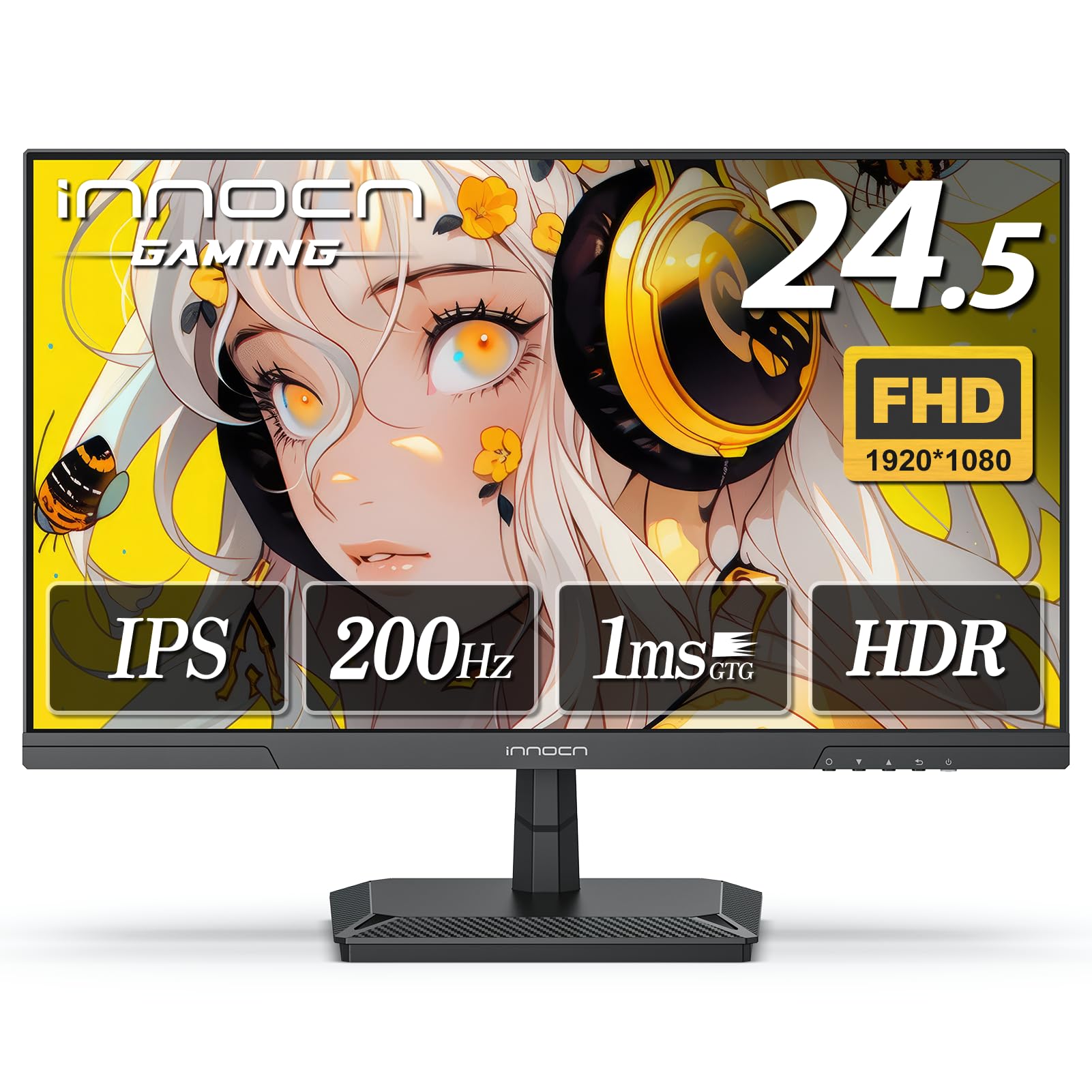 Amazon.co.jp: INNOCN ゲーミングモニター 24 .5インチ モニター 200Hz