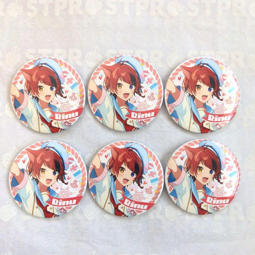 すとぷり 莉犬くん 2022summer白衣装 缶バッジ 80個 莉犬くん