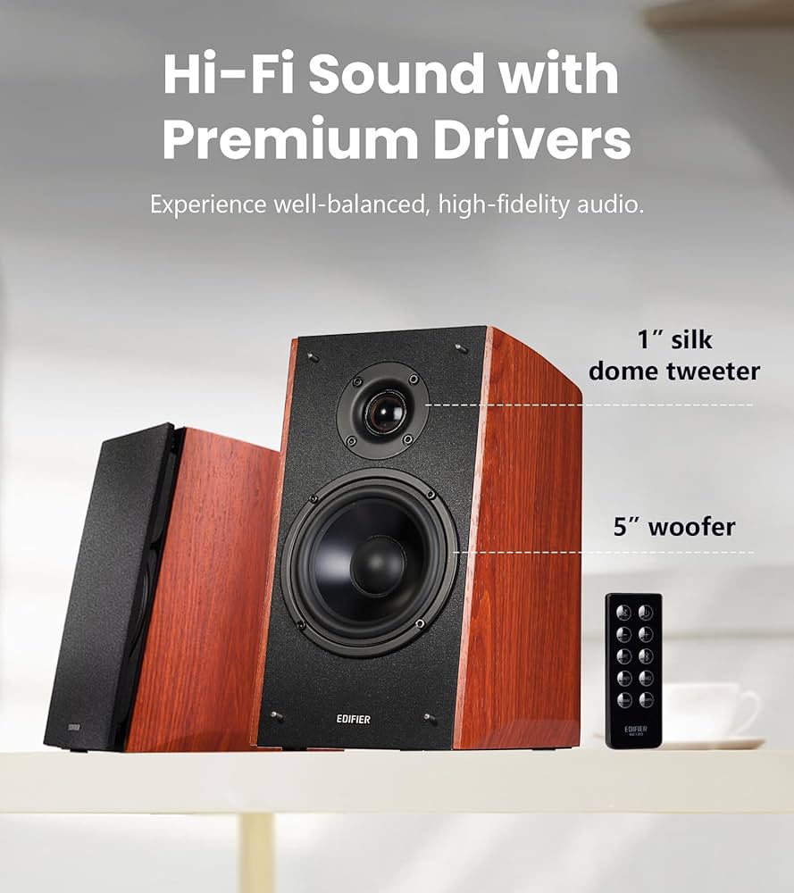 Amazon.com: Edifier R2000DB Powered Bluetooth Bookshelf Speakers