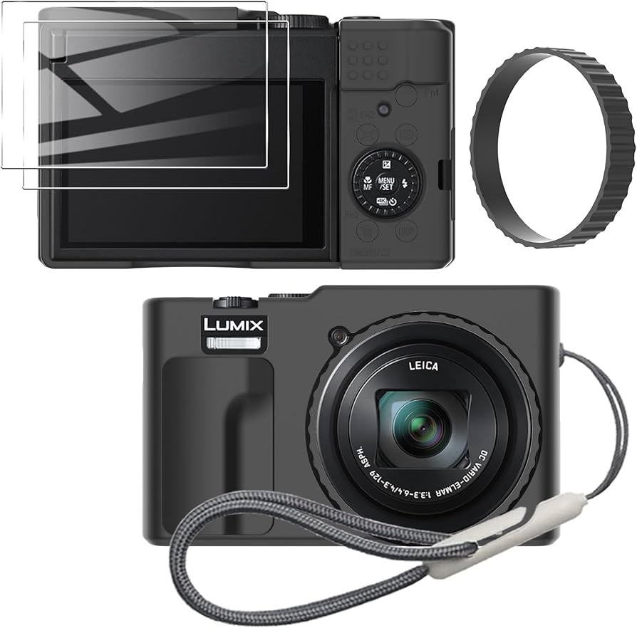 Amazon | for LUMIX DC-TZ99 ケース +2枚フィルムシリコーン 保護