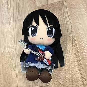 Amazon.co.jp: 秋山澪 音に反応くびふりぬいぐるみ けいおん : ホビー