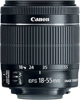 Amazon.com : Canon EF-S 18-55mm f/3.5-5.6 is STM Camera Lens