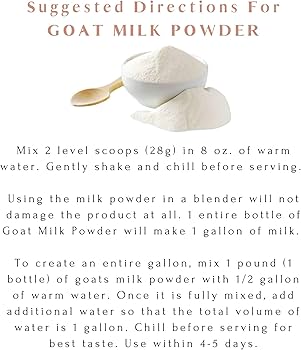Amazon.com: Mt. Capra Whole Goat Milk | from Non-GMO, Grass-Fed