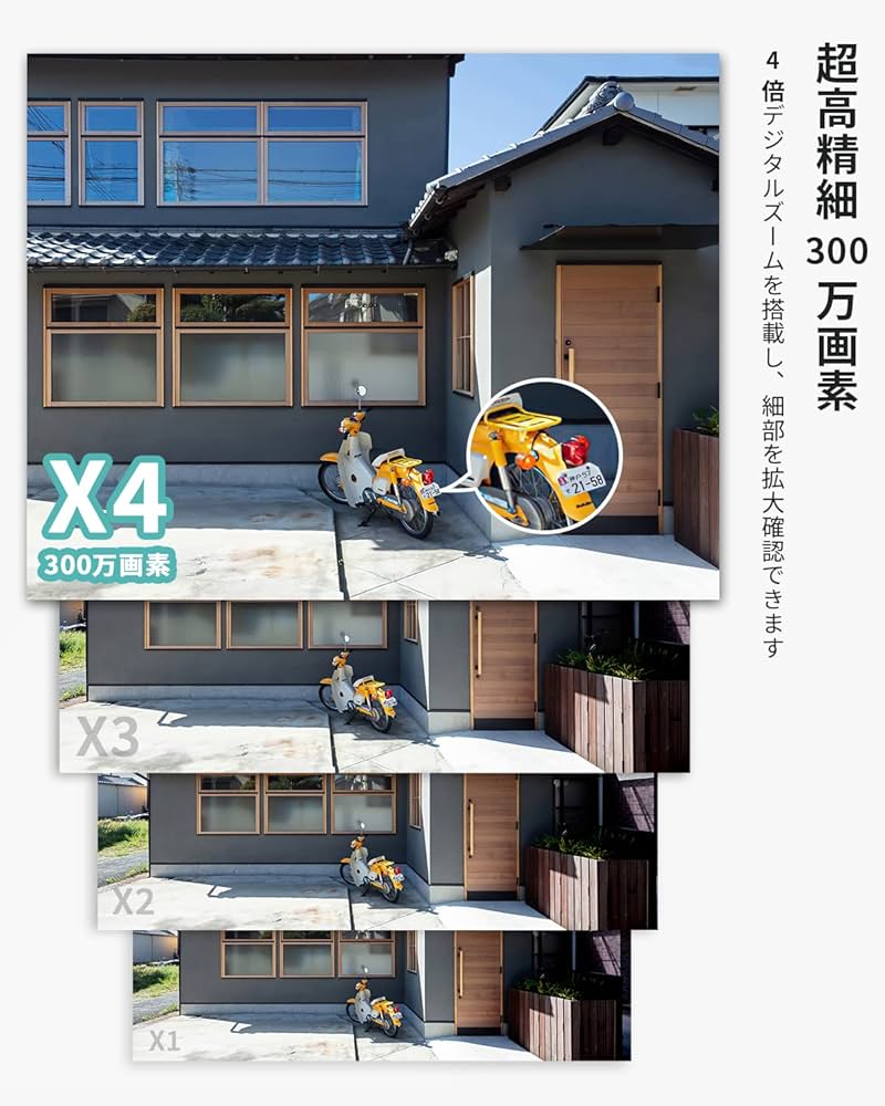 Amazon.co.jp: 【最新強化版300万超高画素・夜間カラー撮影】BOIFUN