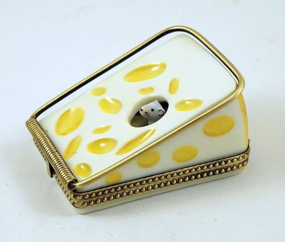 Amazon.co.jp: 本物のフランス製磁器手描きかわいいミニチュア小物入れ