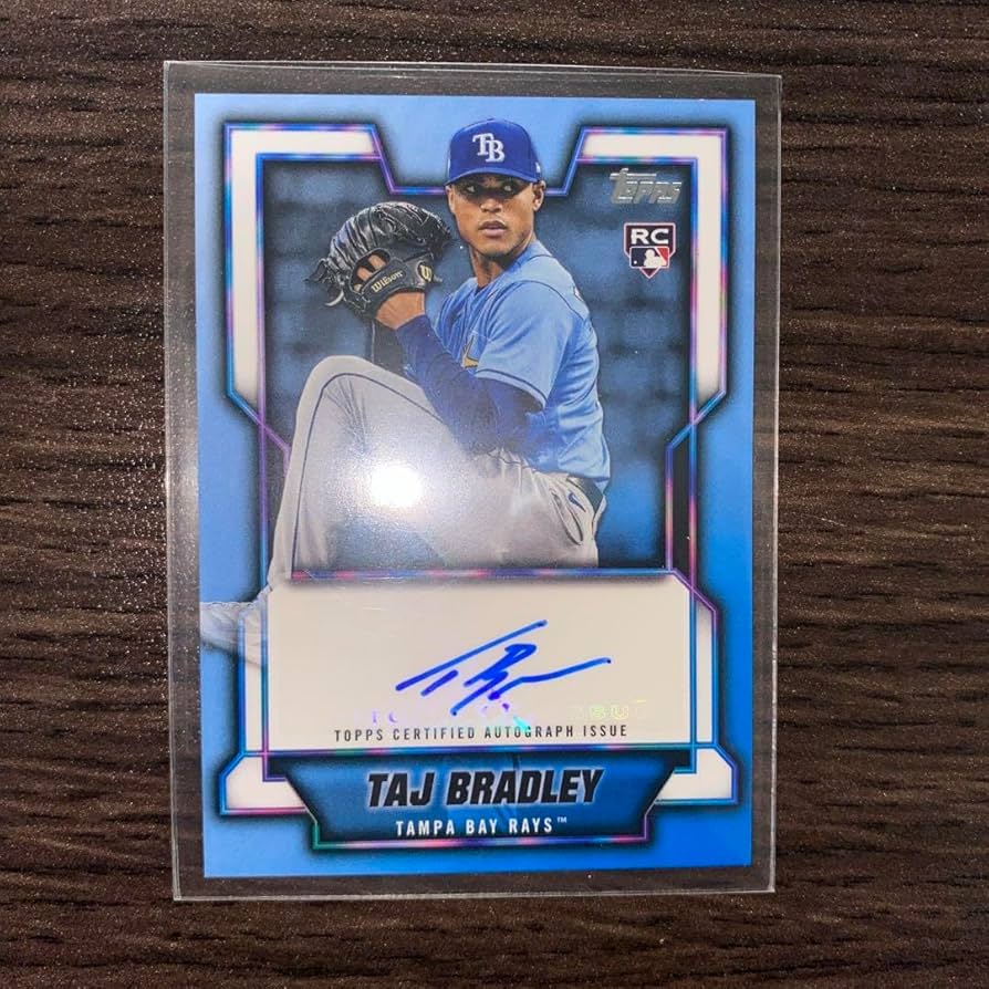 Amazon.co.jp: 2023 topps japan editionタージ・ブラッドリー 直筆