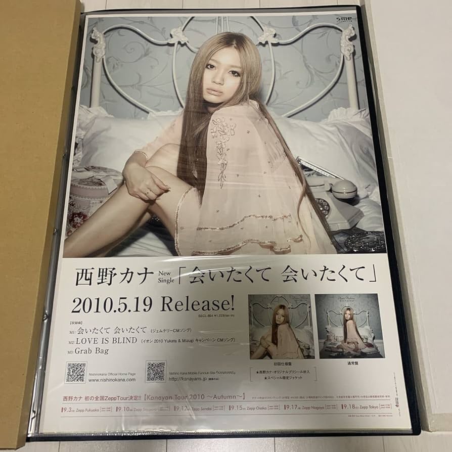 Amazon.co.jp: 西野カナ 会いたくて会いたくて 告知ポスター B2サイズ