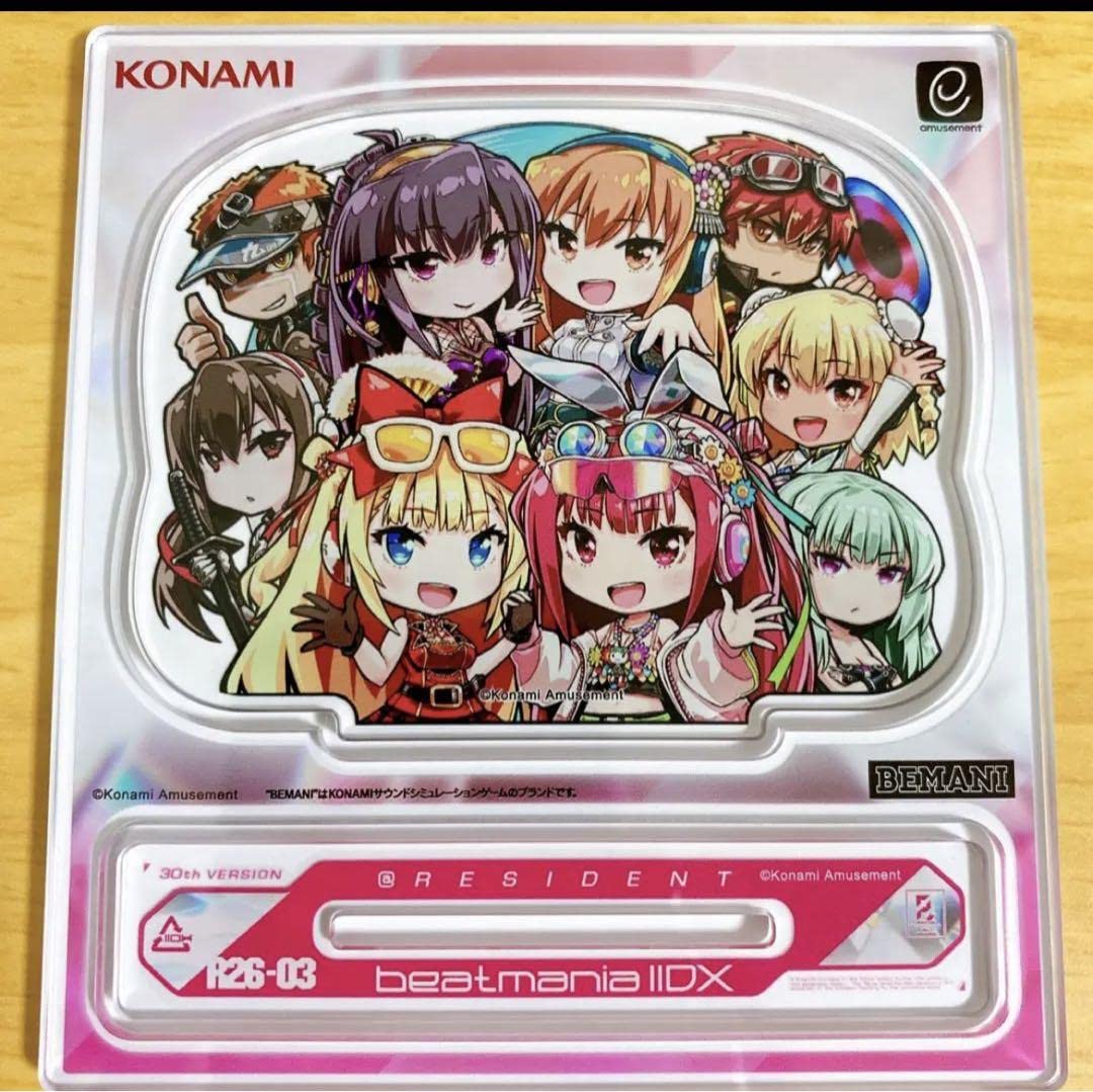 BEMANI jubeat beatmaniaIIDX Evans アクリル BEMANI jubeat