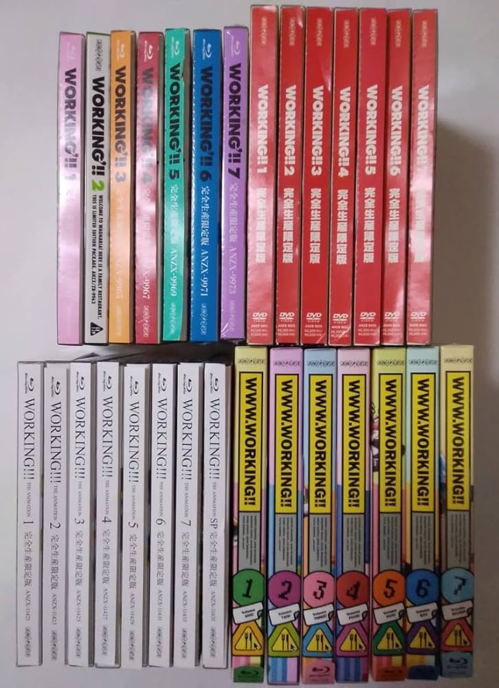 Amazon.co.jp: 特典完備 WORKING 1期～4期 完全生産限定版 全巻フル