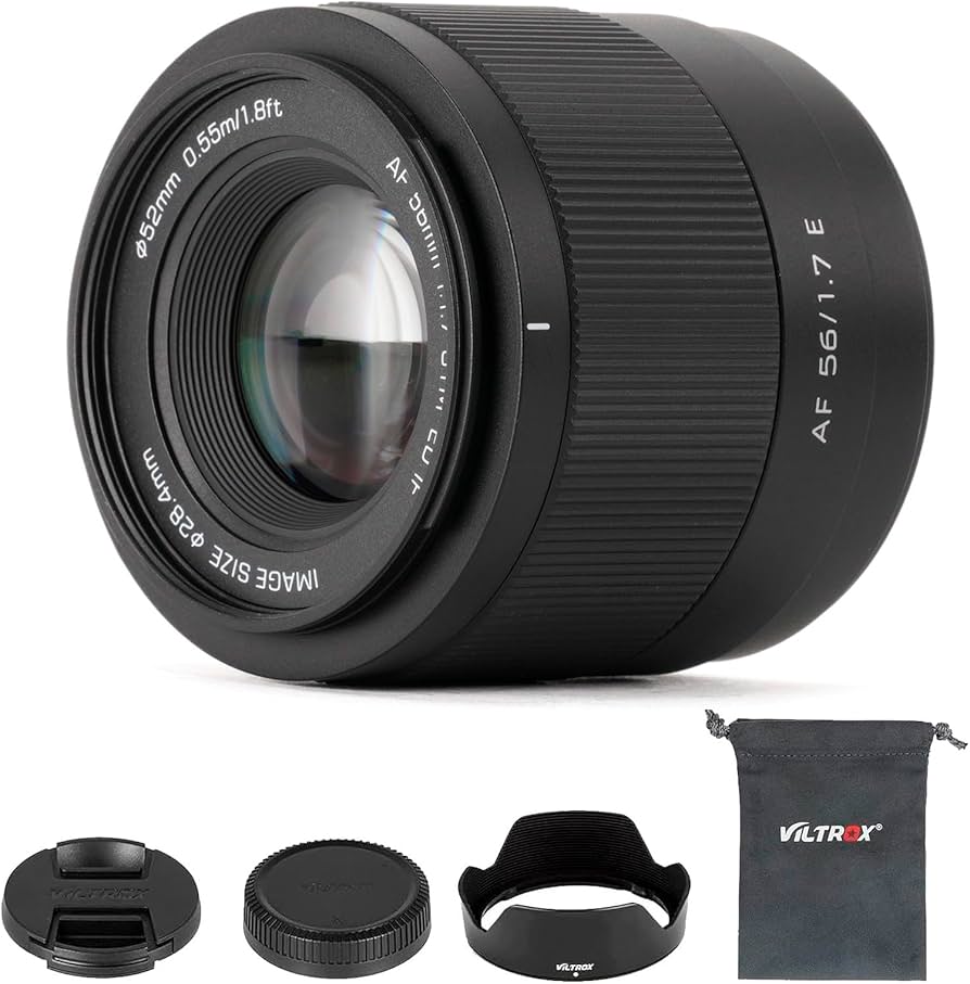 Amazon.com : VILTROX 56mm F1.7 E-Mount APS-C STM Lightweight Auto