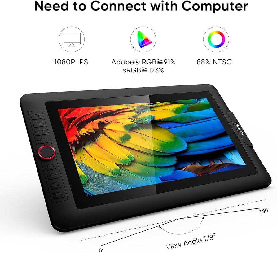 Amazon.com: XPPen Drawing Tablet with Screen Full-Laminated