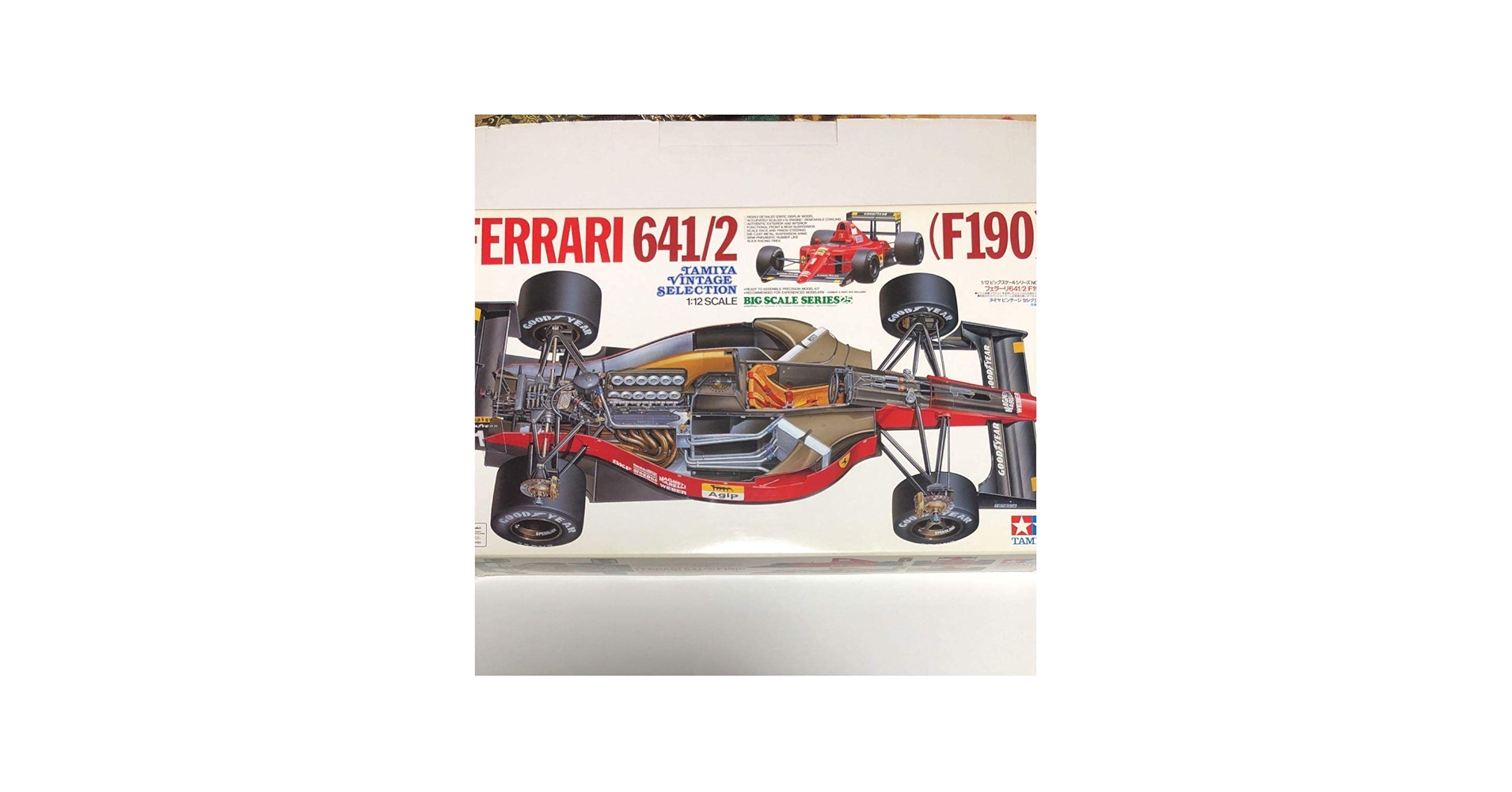 Amazon.com: TAMIYA 1/12 Big Scale Series Ferrari 641/2 (F190