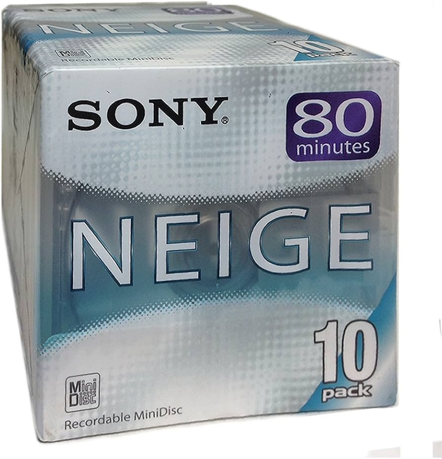 Amazon | SONY MD (ミニディスク) 80分 10PACK NEIGE(ネージュ