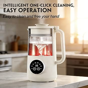 Mooye 8 in 1 Automatic Nut Milk Maker Machine, 35oz Multi