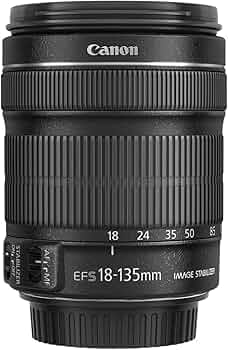 Amazon.com : Canon EF-S 18-135mm f/3.5-5.6 is STM Lens in White