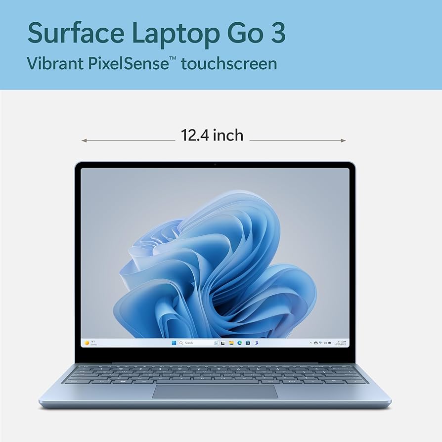 Amazon.com: Microsoft Surface Laptop Go 3 (2023) - 12.4