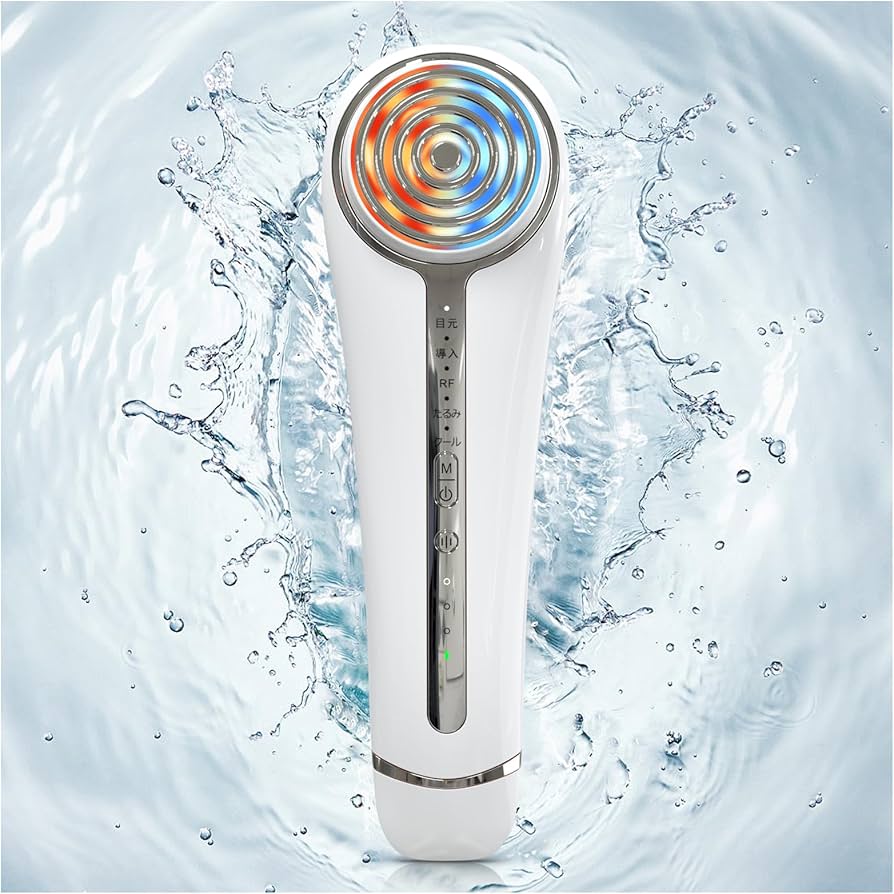 Amazon.co.jp: 美顔器 RF美顔器 4色LED 光エステ 1台多役 5種類モード