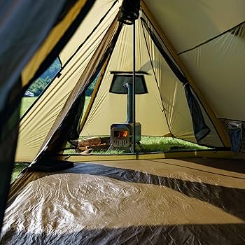 Amazon.com : POMOLY Hot Tent Bushcraft Tent, STOVEHUT 20 2.0