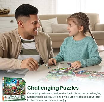 Amazon.com: MasterPieces - 300 Piece Jigsaw Puzzle, Large EZ Grip