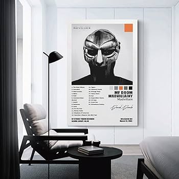 Amazon.co.jp: Mf Doom ポスター Madvillainy アルバムカバー ポスター
