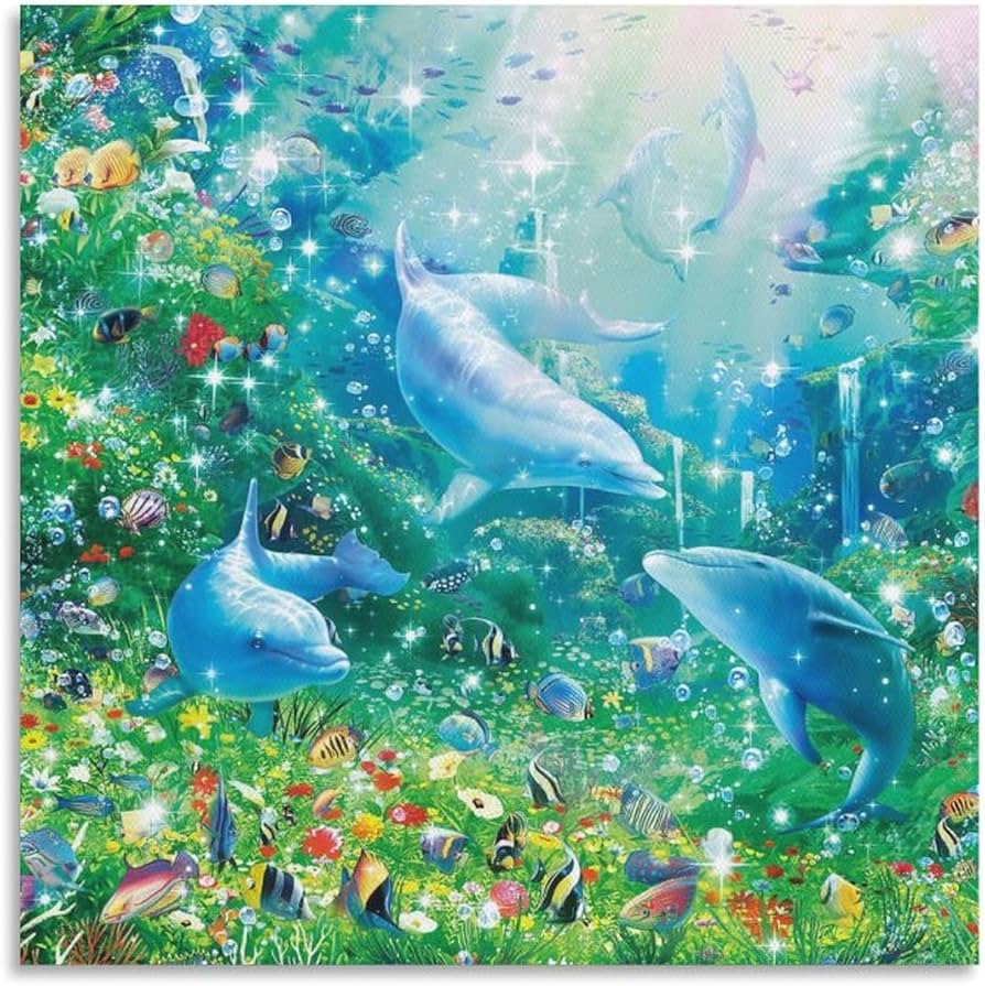 Amazon.co.jp: ラッセン ブルーミングオーシャン ポスター 印刷