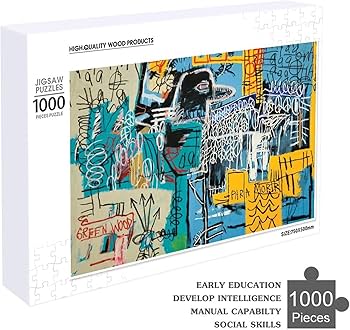 Amazon | ミシェル バスキア ジグソーパズル 1000ピース パズル 木製