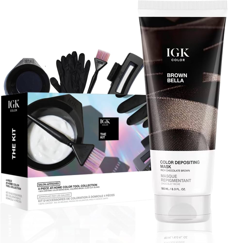 Amazon.com: IGK Hair Gloss Toner & Depositing Mask + At-Home Color