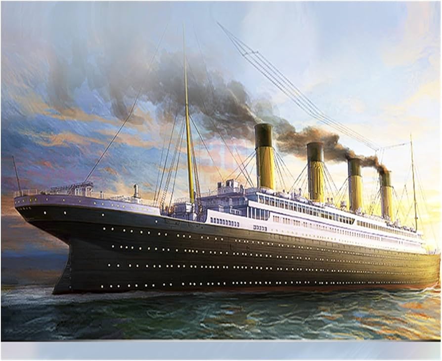 Amazon | DIY1/400 船 タイタニック号 豪華客船 14215 組立色分解版