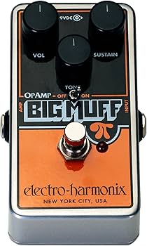 Amazon.com: Electro-Harmonix Op Amp Big Muff Pi Fuzz Pedal